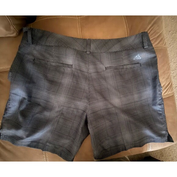 Adidas Climalite Shorts Womens 16 Flat Front Zip Black And Gray Pockets Active - Picture 9 of 12